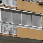 osłonięcie balkonu systemem ramowym Copal Piła